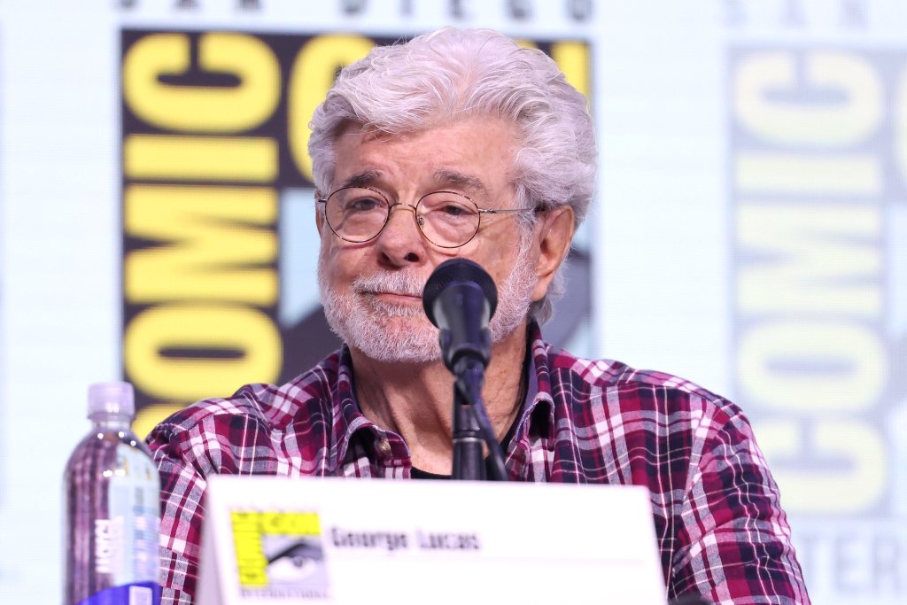 George Lucas che discute del Lucas Museum of Narrative Art a San Diego (2025)